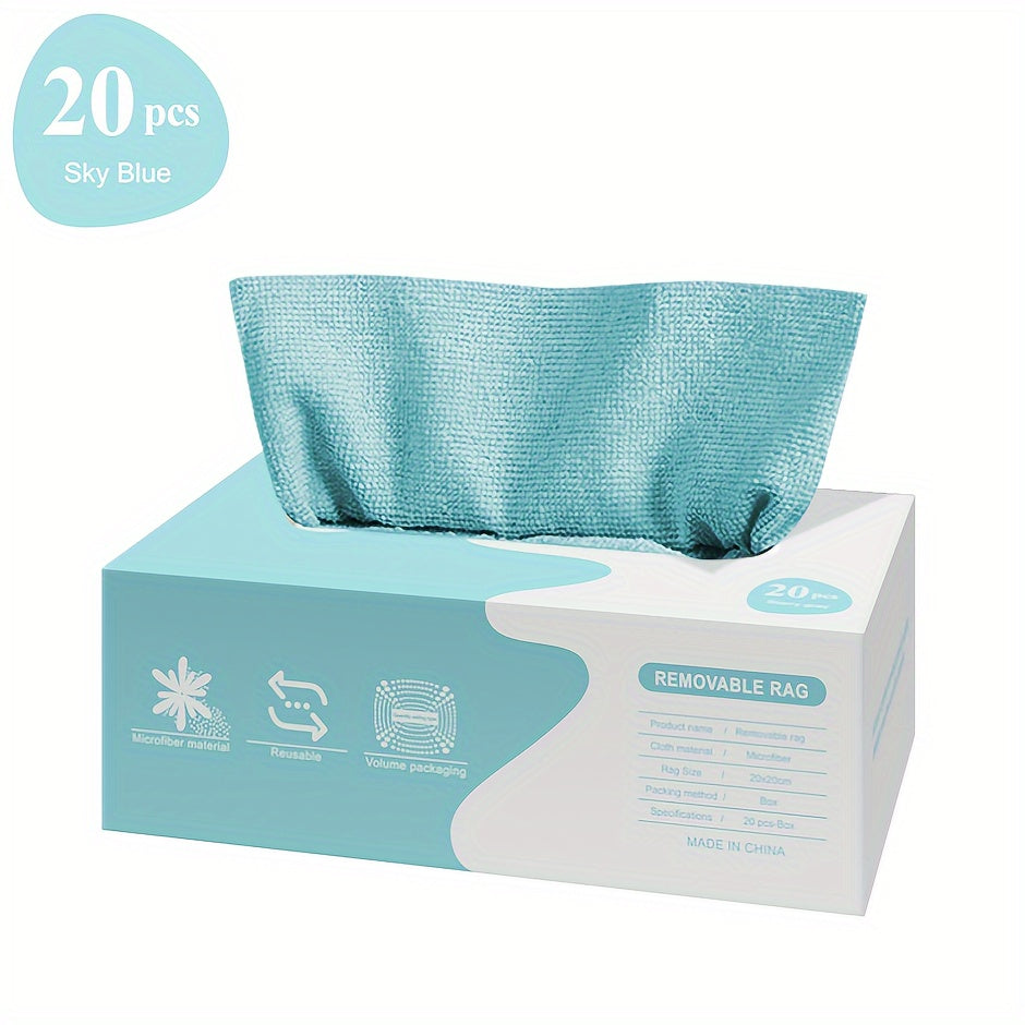 Oil-Free Non-Shedding Kitchen Dishcloth with Pull-Out Disposable Lazy Cloth