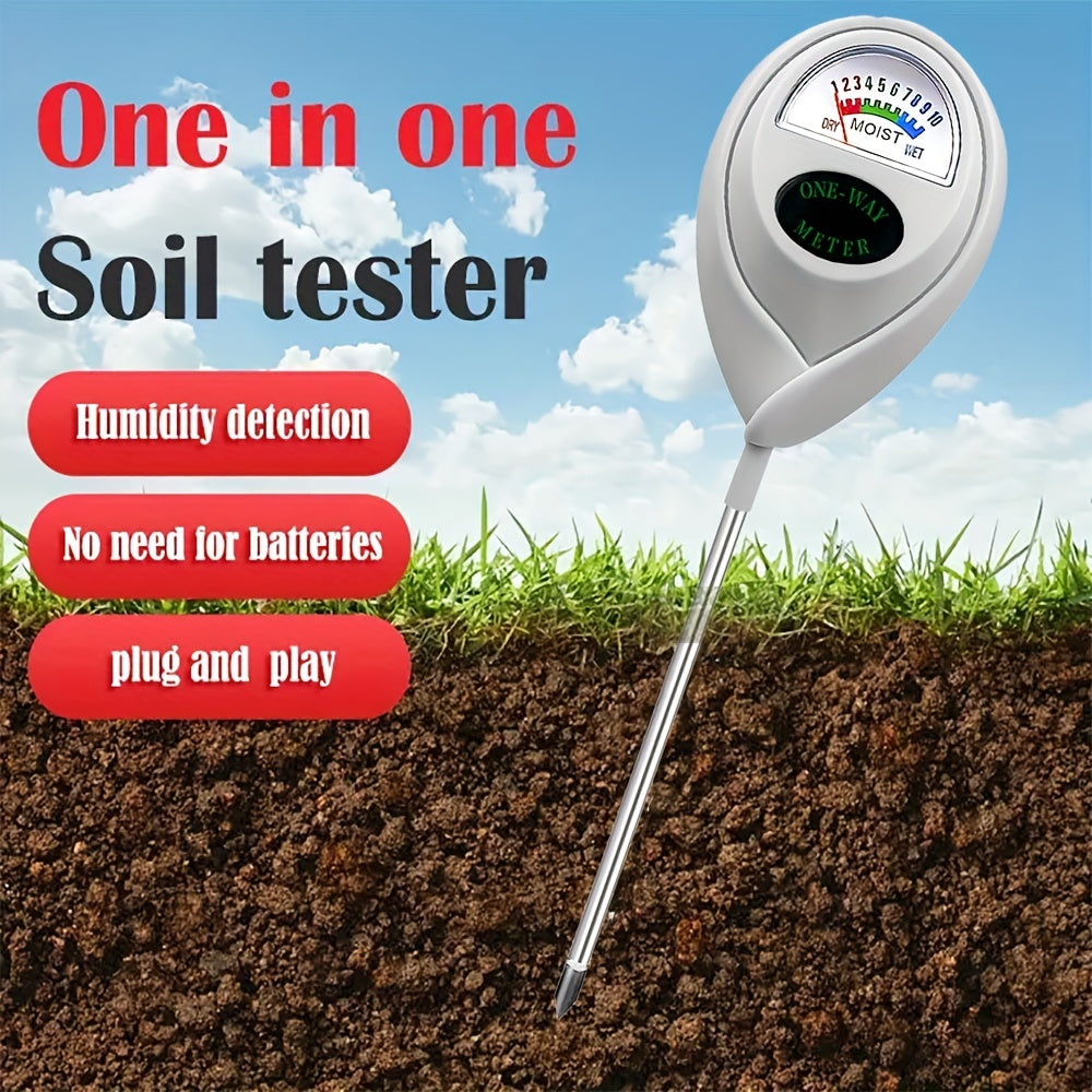 Indoor Plant Soil Test Kit with Humidity Meter and Water Meter