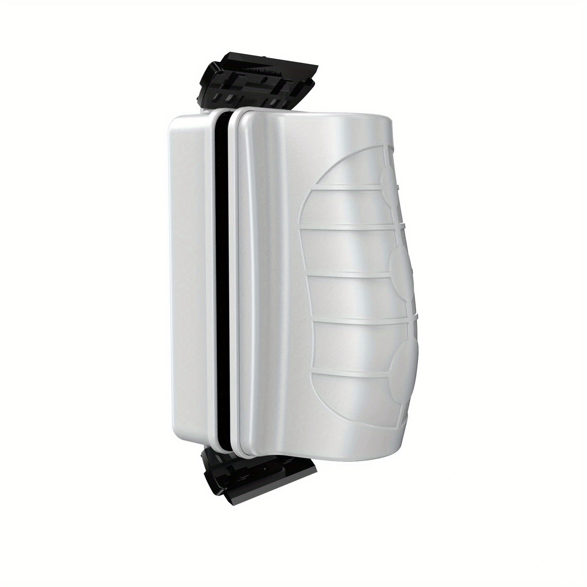 Magnetic Aquarium Glass Cleaner Dual Blade Fish Tank Scraper in Black or Gray