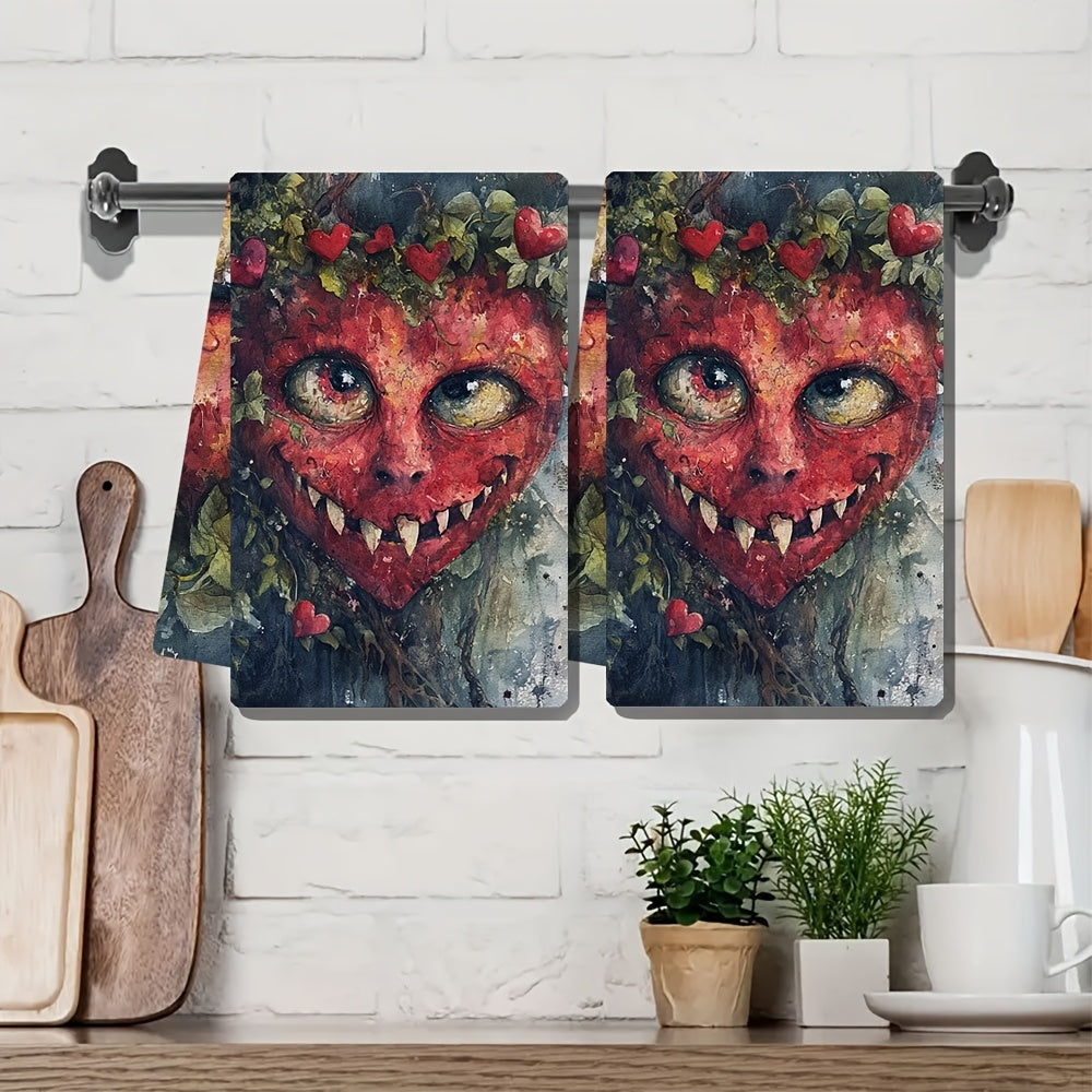 Valentine's Day oshxona sochiqlari to'plami 16x24 dyuym yumshoq so'radigan bayram bezaklari