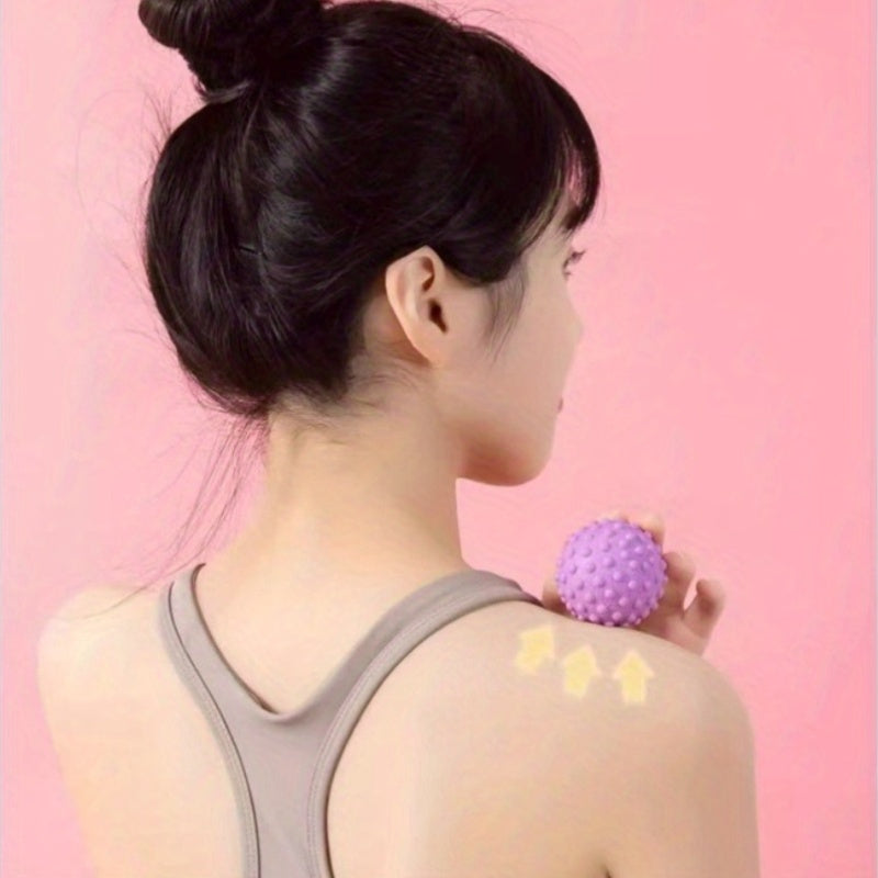 1 dona Trigger Point oyoq massajchisi, TPE Yoga massaj to'pi turli ranglarda