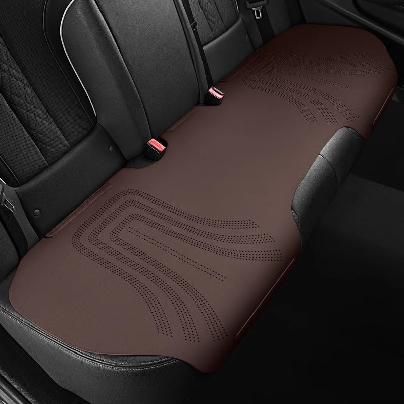 Car Seat Cushions Breathable Saddle Pads for EV Rear Seats Black
