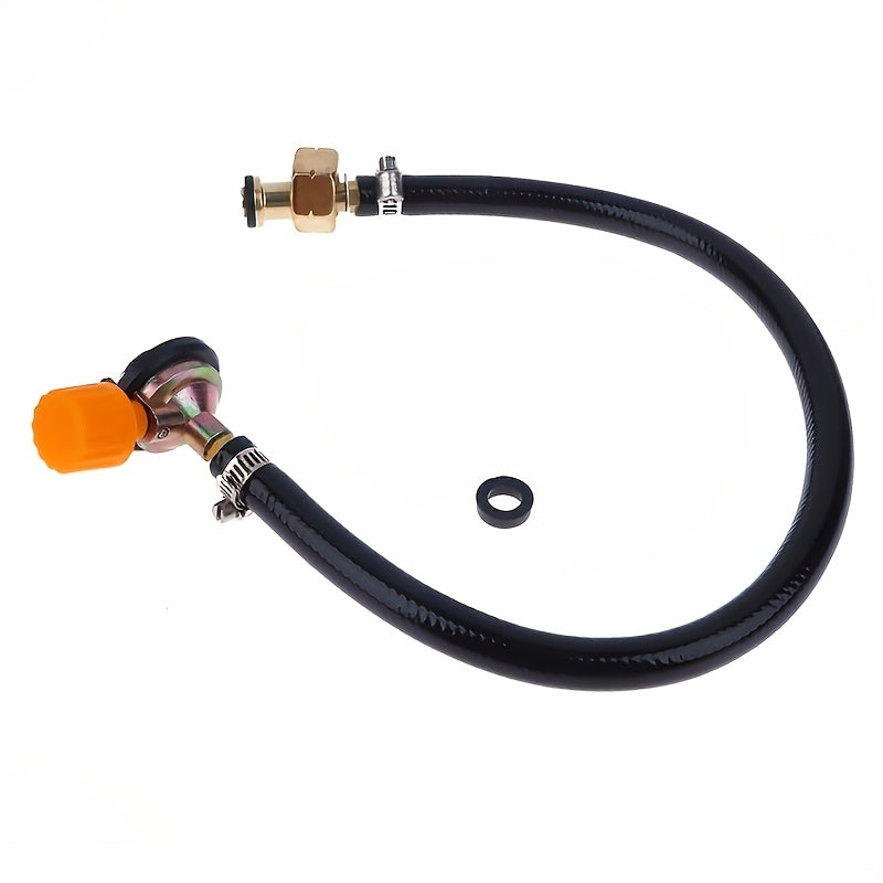 Leak-Proof Metal Adapter Refill Tube Conversion Joint with Rotating Connector