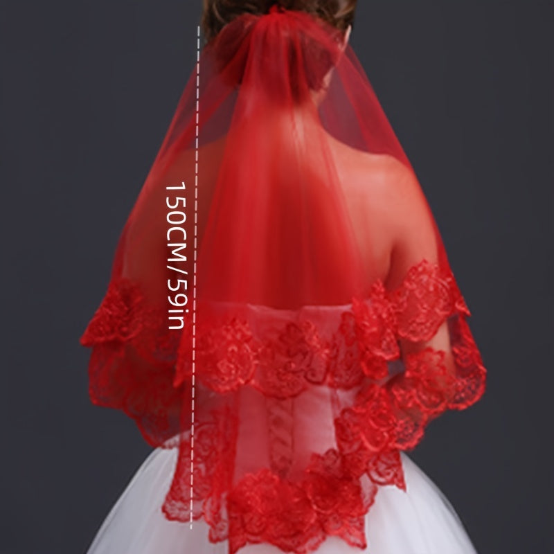 To'y qiz to'yiqlari tizzasi 152.4cm Qo'lda yuvish uchun romantik aksessuar