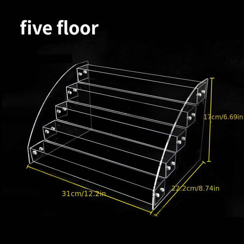 Akril quyoshdan va ko'zoynaklar uchun tashkil etuvchi va ko'zoynaklar uchun ko'rsatish standi, tishli qutichali
