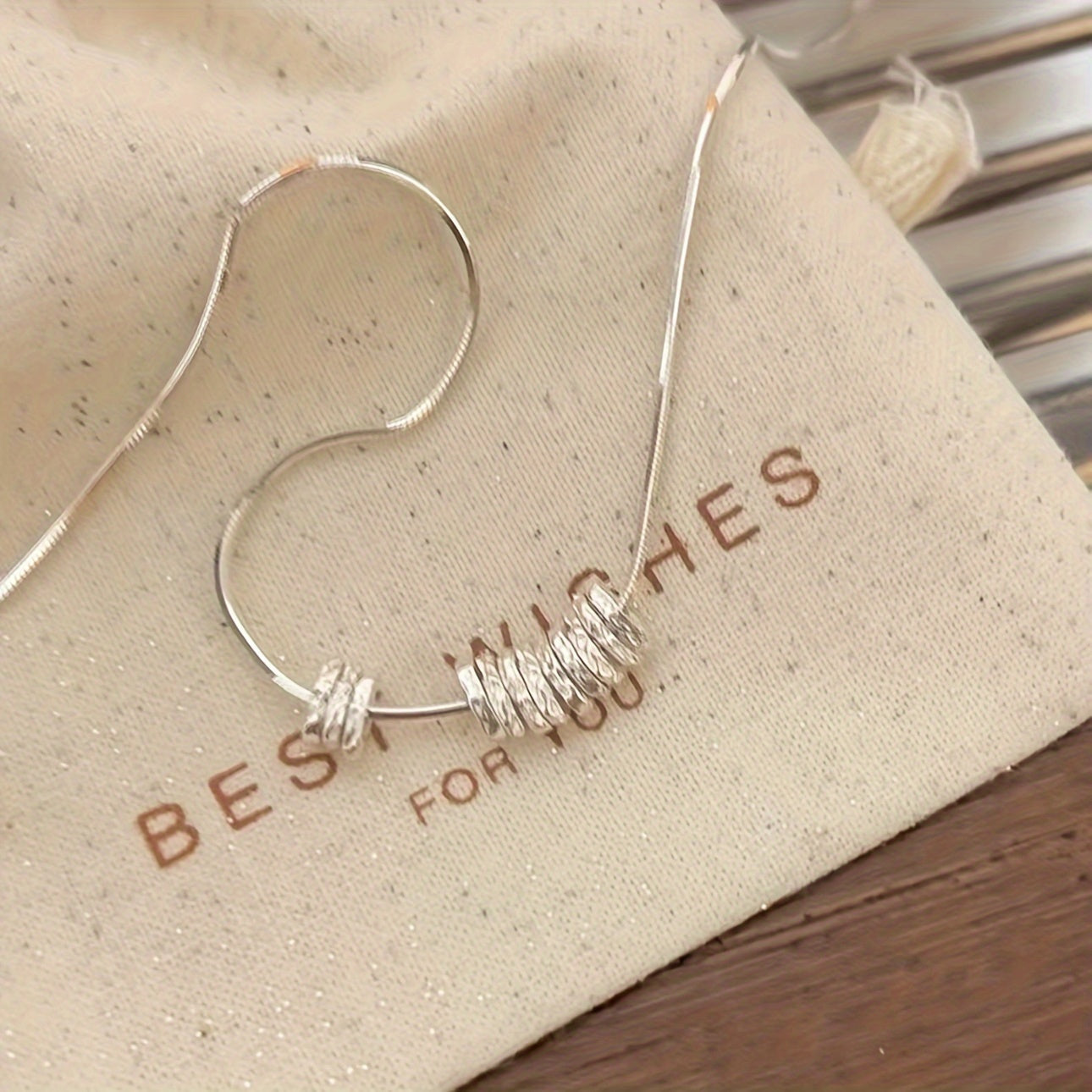 Удивительное ожерелье из стерлингового серебра для женщин - идеальный подарок на каждый день, безопасно для людей с аллергией, универсально для любого случая, легкое 3.7г/0.130oz