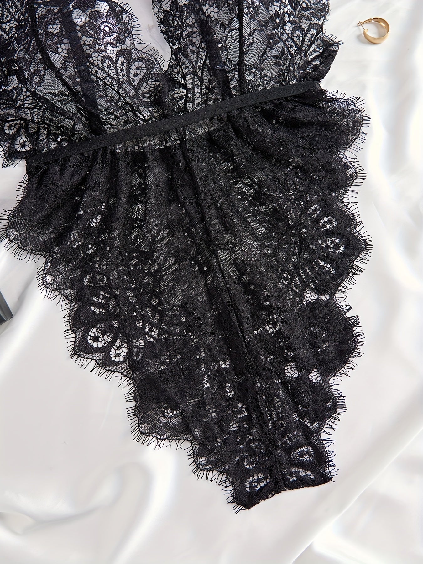 Women's Lace Teddy Bodysuit Sexy Lingerie for Nightwear and Intimate Wear