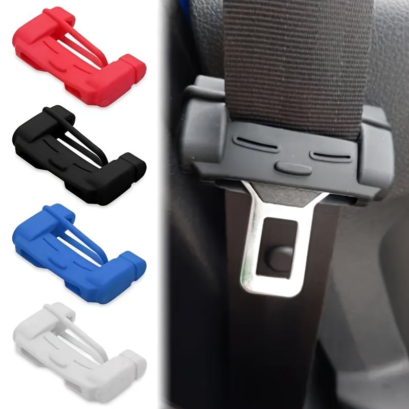 4 шт. Защитные накладки на замки ремней безопасности автомобиля, устойчивые к царапинам, нескользящие чехлы