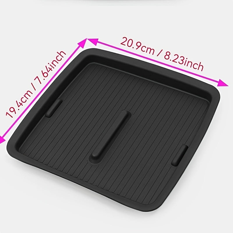 Wireless Silicone Car Center Console Mat for M6 2024–2025 Anti-Slip Waterproof