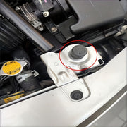 4-Piece Rubber Hood Bumper Tailgate Cushions Matte Finish for Car Trucks