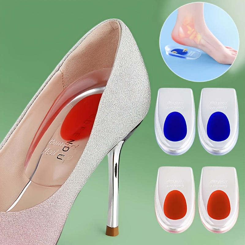 Uniseks jel balandlik qo‘shimchali oyoq kiyim ichki qismi 3-to‘plam, sirpanishga qarshi, shokni yutuvchi, ko‘k qizil oq