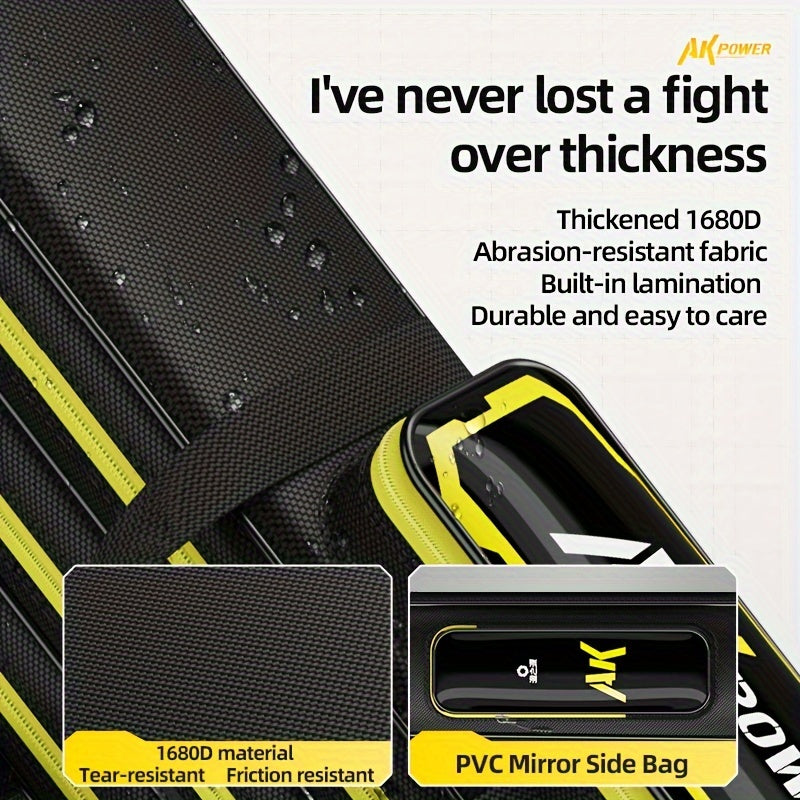 Fishing Rod Case Water-Resistant Oxford Fabric Multi-Compartment for Fly and Lure Rods