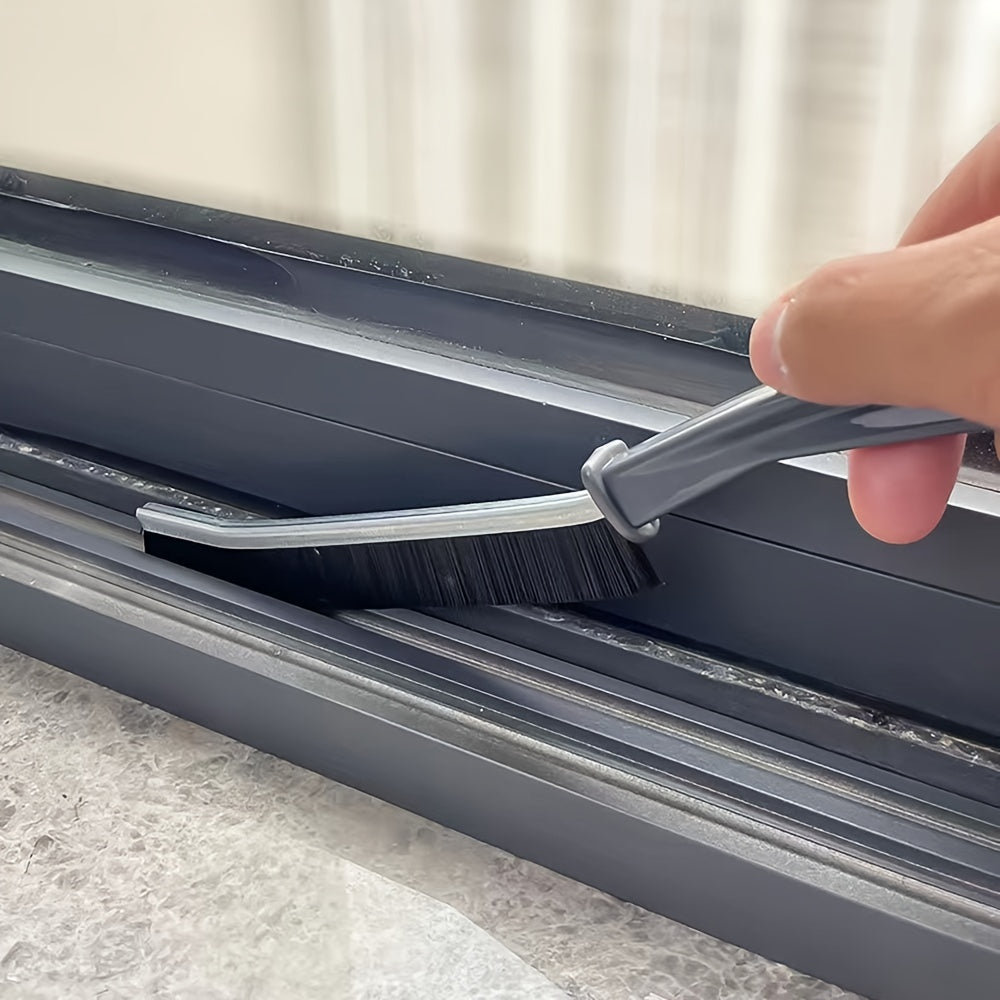 Multi-Functional Narrow Space Cleaning Brushes Set Hard Bristles for Windows and Grooves