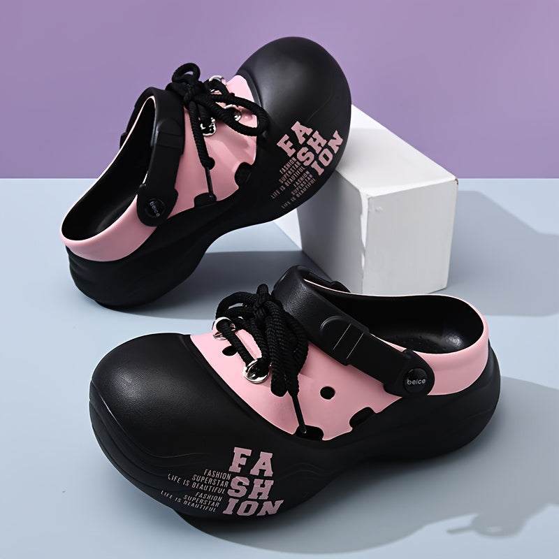 Women's EVA Platform Clogs Breathable Summer Beach Garden Shoes