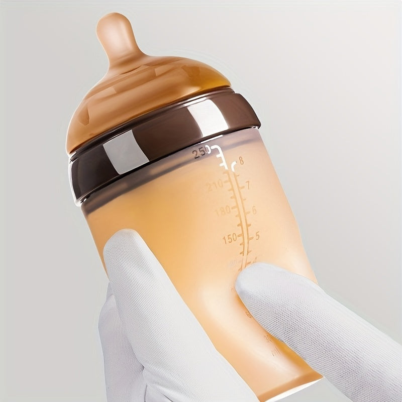 Baby Feeding Bottle Silicone 150ml 250ml with Handle for Newborns