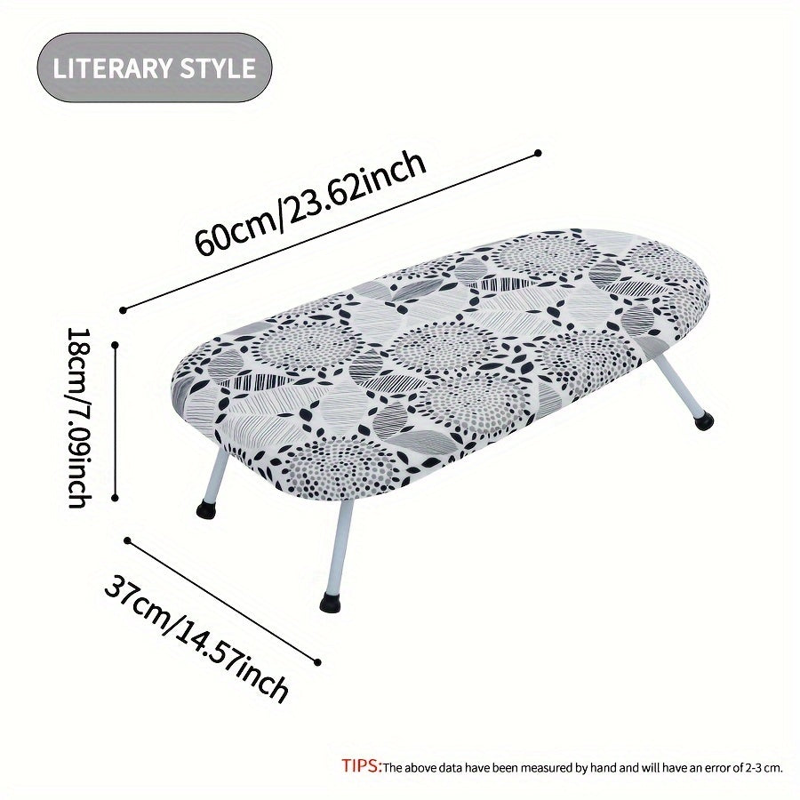 Mini Desktop Ironing Board Portable Foldable Small Space Clothes Ironing Surface