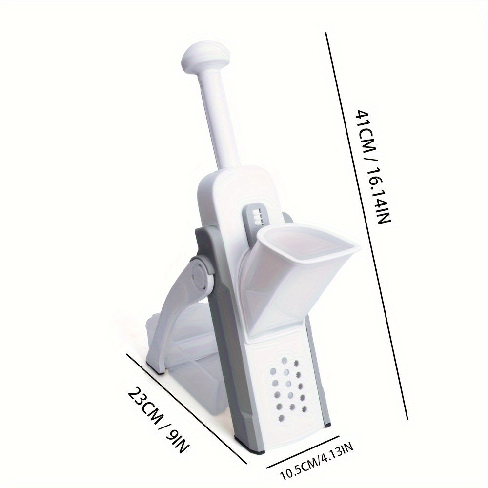 Adjustable Mandoline Slicer with Stainless Steel Blade, Vegetable Chopper, Fruit Dicer