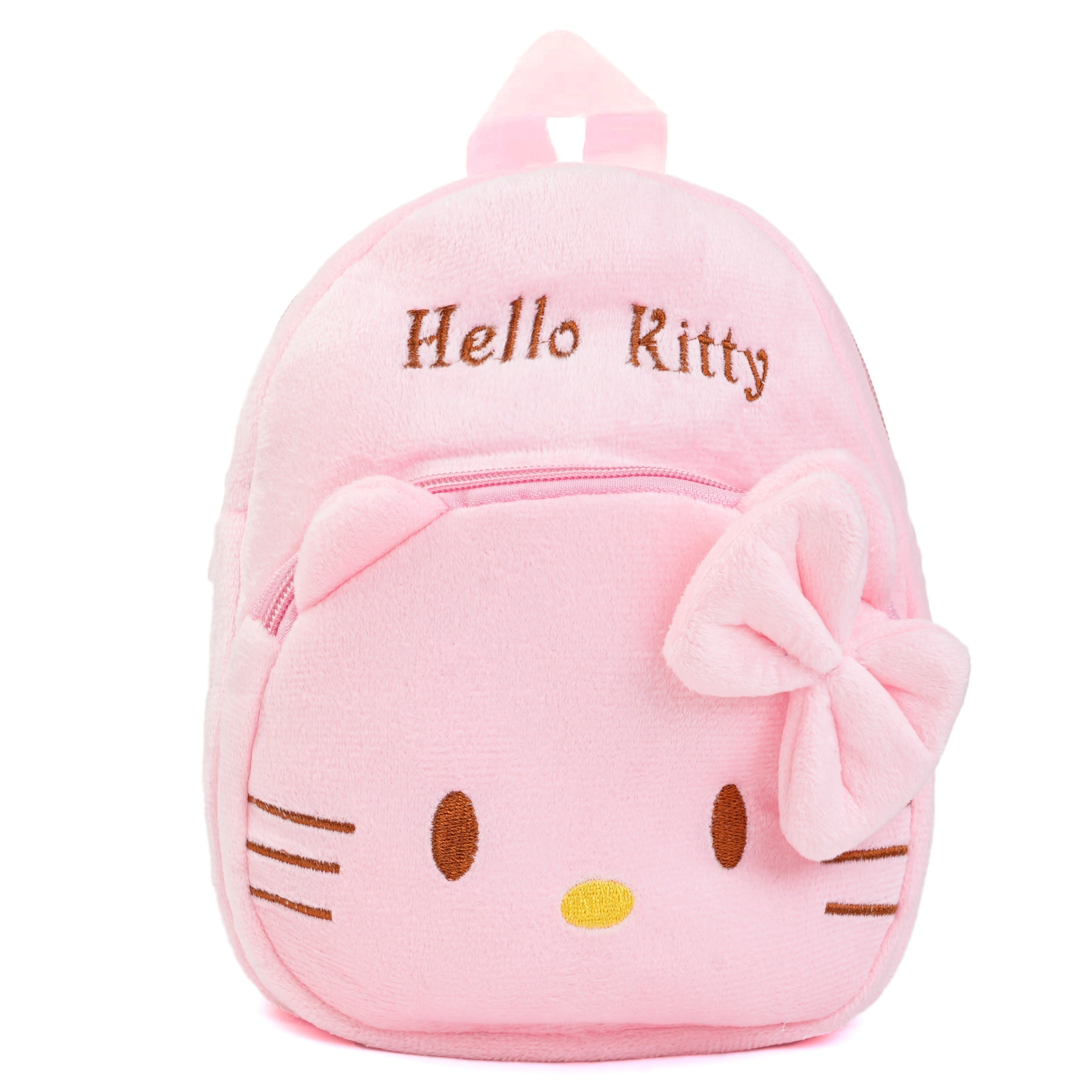 Large Hello Kitty Backpack with Whisker Pattern Durable Polyester Hand Washable