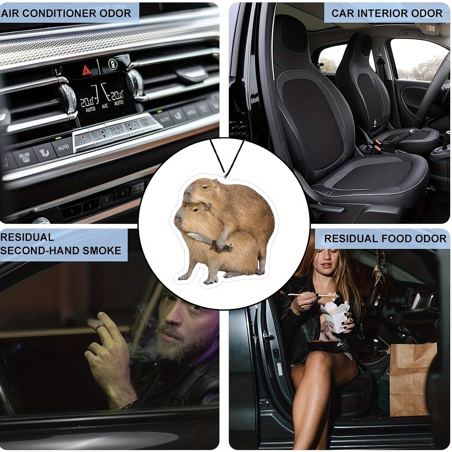 Avtomobil va uy uchun avtomobil havo tozalovchi, aromaterapiya, hidli planshet, osilib turadigan karta