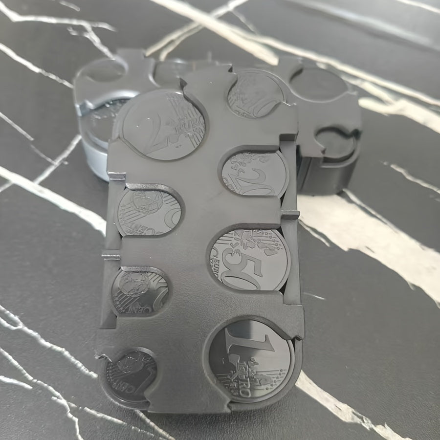 Plastik tanga saqlash qutisi Evro tanga tarqatuvchi Kompakt tashkil etuvchi