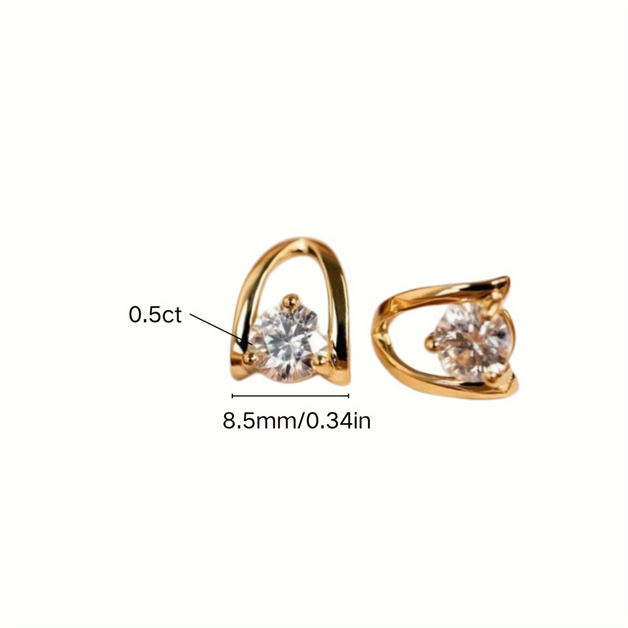 Ushbu 1ct*2 karat Moissanite marjonlari S925 sterling kumushga o'rnatilgan va 18K oltin bilan qoplangan. Marjonlarning umumiy og'irligi taxminan 2.5g, bu esa yuqori sifatli zargarlikni qadrlaydigan ayollar uchun mukammal yubiley sovg'asidir.