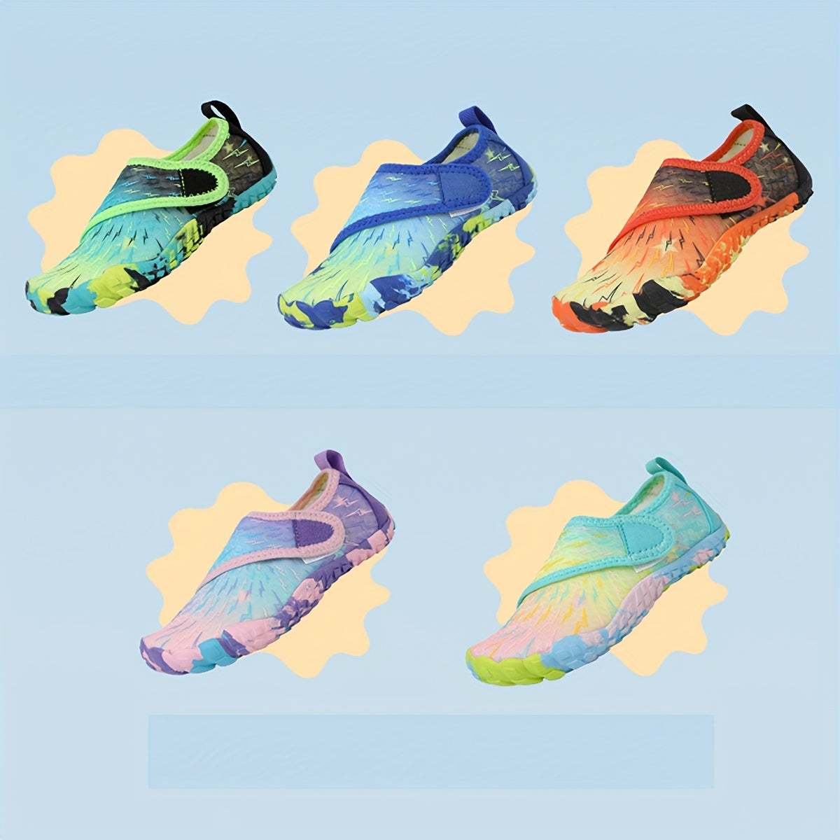 Boys Girls Breathable Quick-Dry Water Shoes for Summer Beach Pool Activities