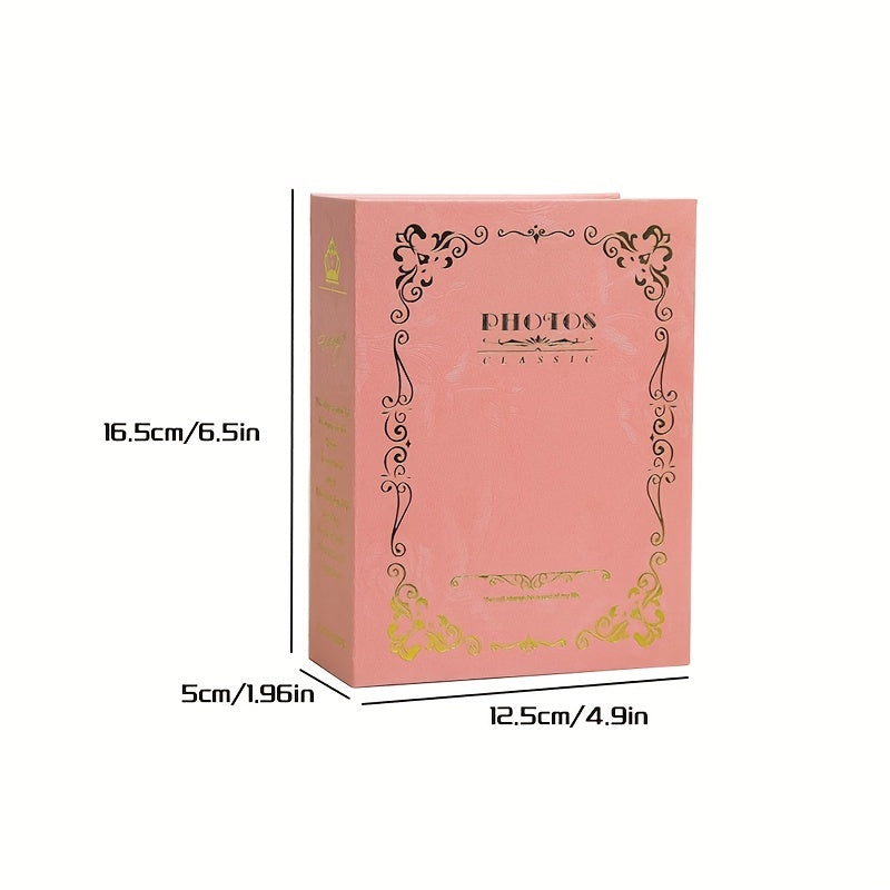 Baby Photo Album 10.16cm x 15.24cm with 100 Double Interstitials for Milestones and Holidays