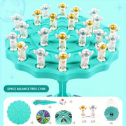 Kids Balance Spaceman Board Game Puzzle Stacking Balance Tree Green Plastic