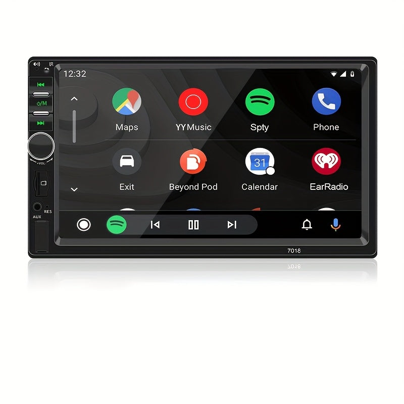 Car MP5 Radio with CarPlay Android Auto 7-Inch HD Touch Screen GPS Reversing Camera Support