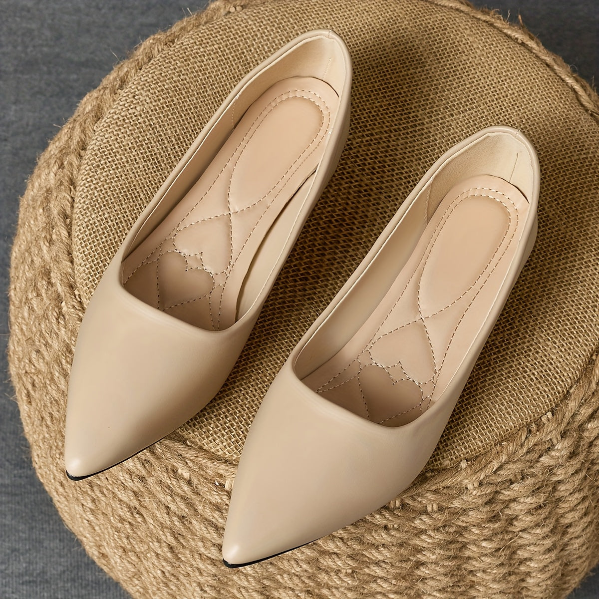 Women's Flat Shoes Casual Slip-On Loafers White Comfortable Flats