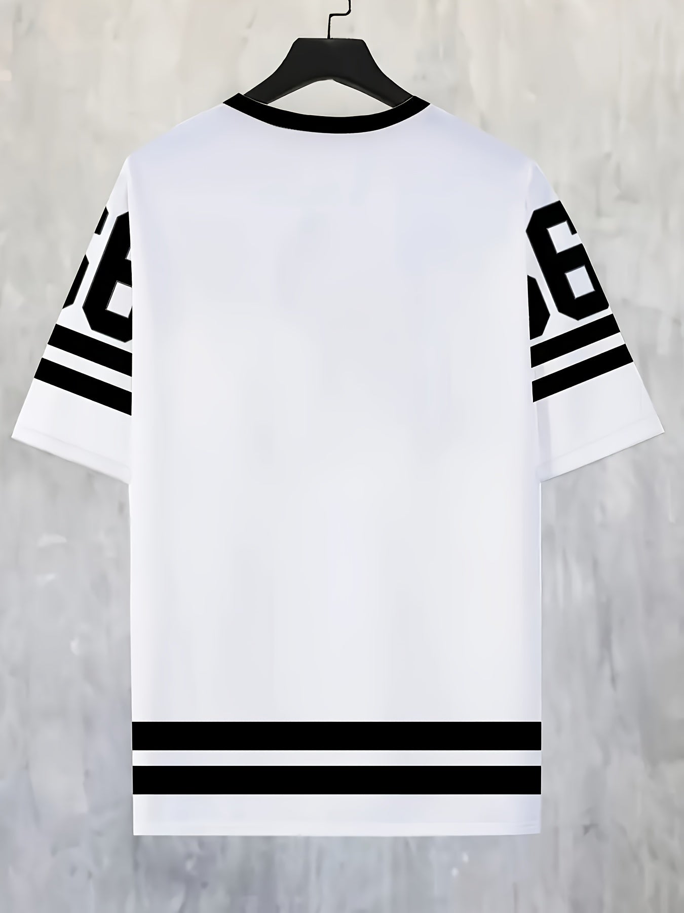 Men's Short Sleeve T-Shirt Chicago Camouflage Polyester Letter Pattern Summer Casual Loose Fit