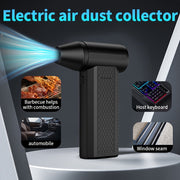 Portativ Mini Turbo Jet Simsiz Qo'l Dust Blower 8000mAh Li-ion Qayta Zaryadlanadigan Batareya, USB Zaryadlash, Avtomobillar, Klaviaturalar, Avtomobil O'rindiqlari va Grillar uchun Ko'p Maqsadli Havo Tozalagich