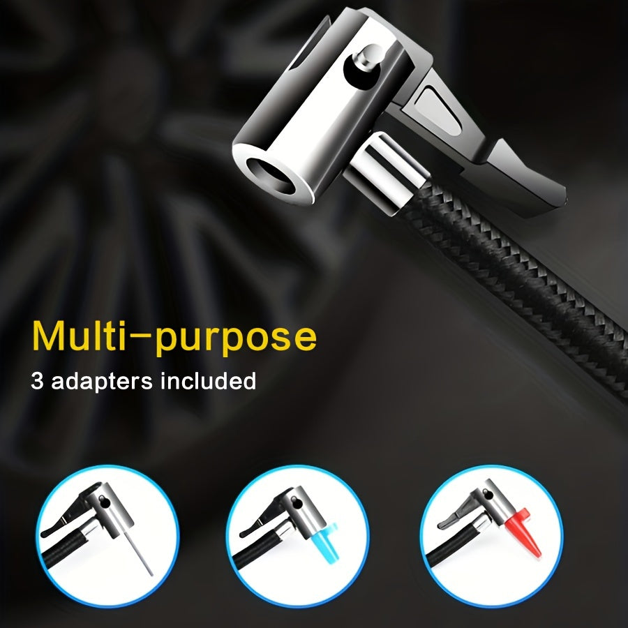 Car Tire Inflator Pump 12V Portable Air Compressor for Cars and Sedans