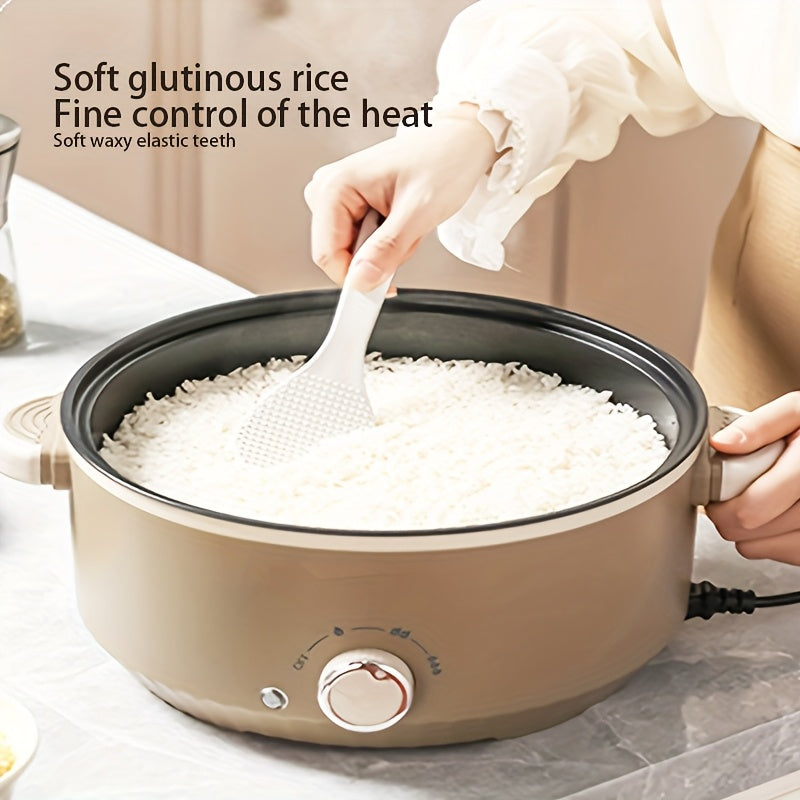 Электрический горшок с пароваркой для домашнего использования, универсальный для жарки, паровой обработки и варки, антипригарное внутреннее дно для собраний