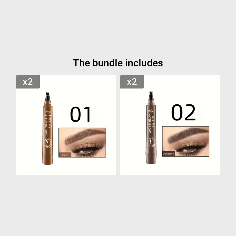 Eyebrow Pencil Long-Wearing Waterproof Smudge-Proof for All Skin Types