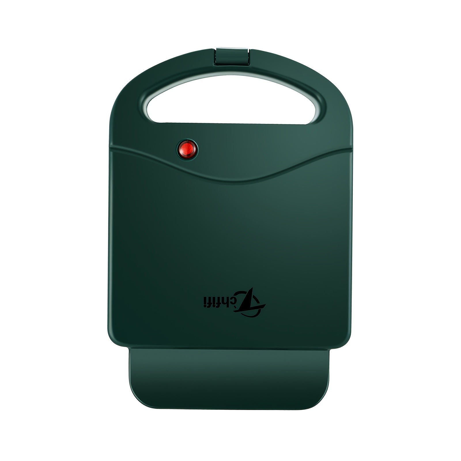 Compact 1000W Sandwich Maker Dual-Sided Heating for Home Use Teal Red Indicator