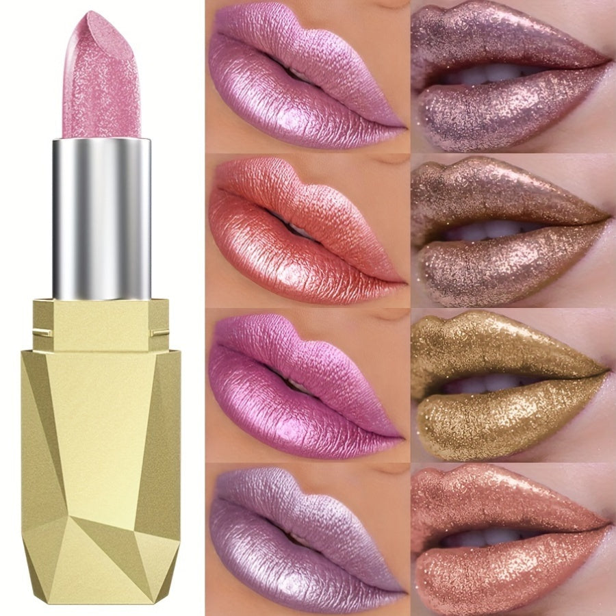 Women's Shimmer Lipstick Set Moisturizing Long Lasting Multi-Color