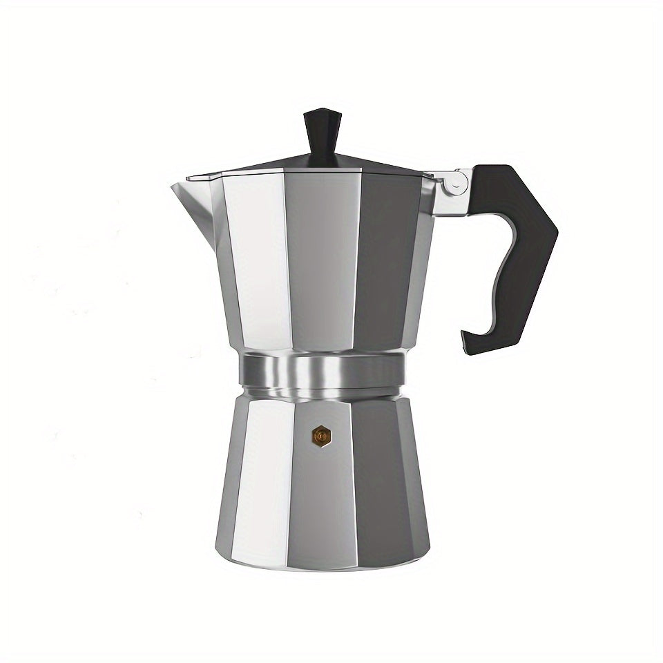 Traditional Italian Espresso Maker Aluminum Coffee Pot for Manual Brewing and Mochas