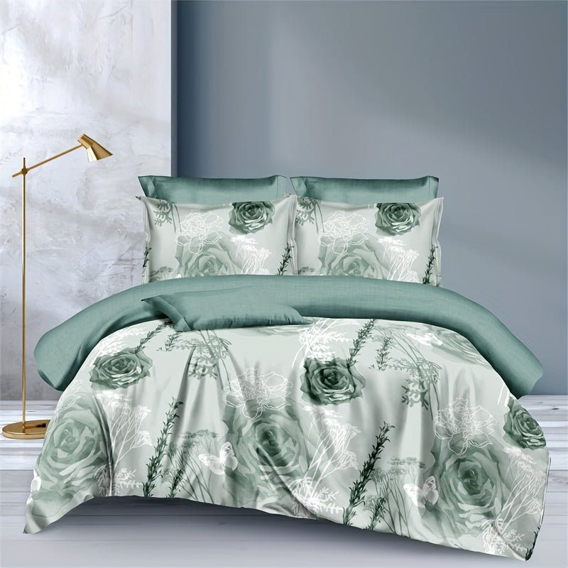 Комплект постельного белья из 3 предметов включает в себя цветное покрывало с наволочкой в комплекте; можно стирать в машине.