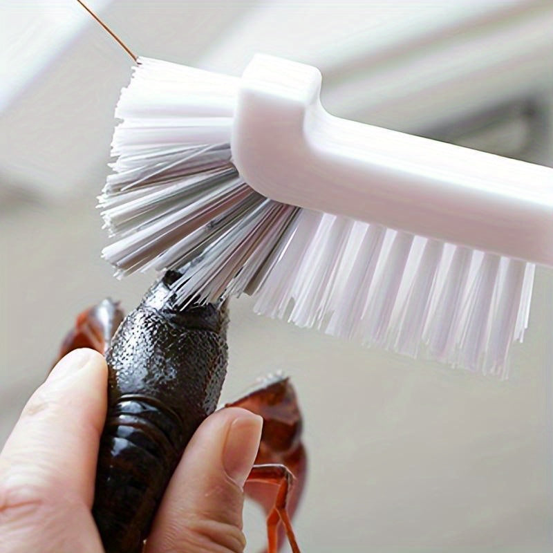 Yapon uslubidagi plastik qizil qisqichbaqa tozalash cho'tkasi, oshxona sharbat chiqaruvchi va soya sut mashinasi tozalash stakan cho'tkasi batareyasiz ishlaydi.