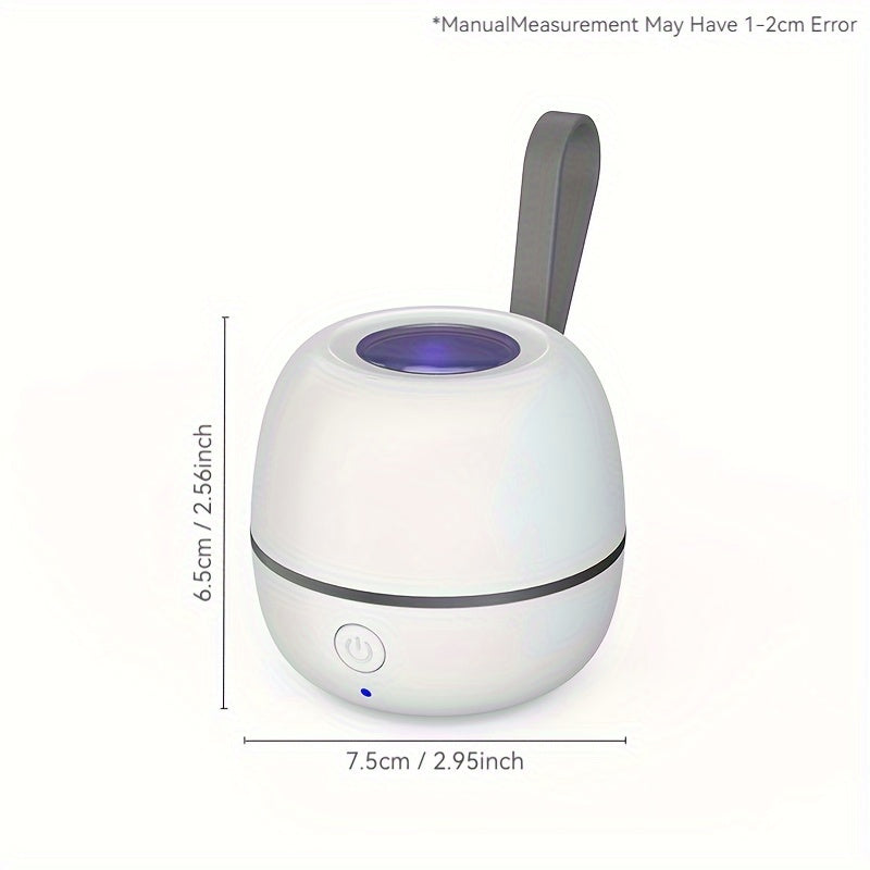 Esterilizador UV portátil tamaño de viaje, desinfectante recargable para joyas, llaves, uñas