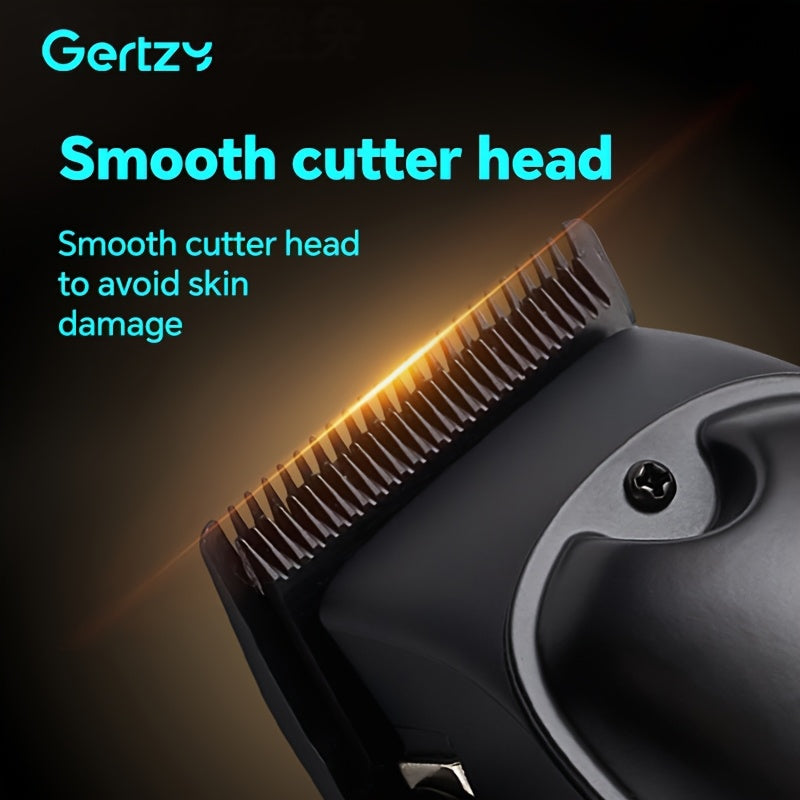 Men's Hair Clipper Set with LED Display Nine Limit Combs Hair and Oil Clippers Gift