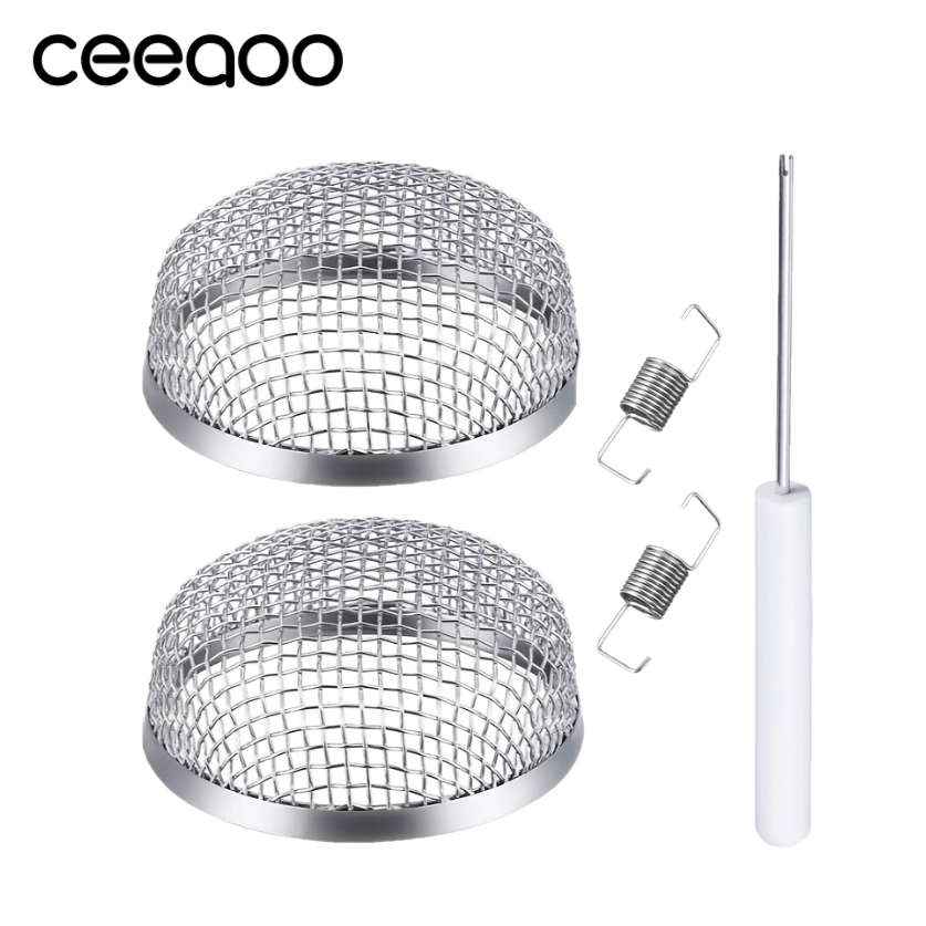 Stainless Steel RV Vent Insect Screen Cover 7.11x3.05 cm for Stove and Heater Vents