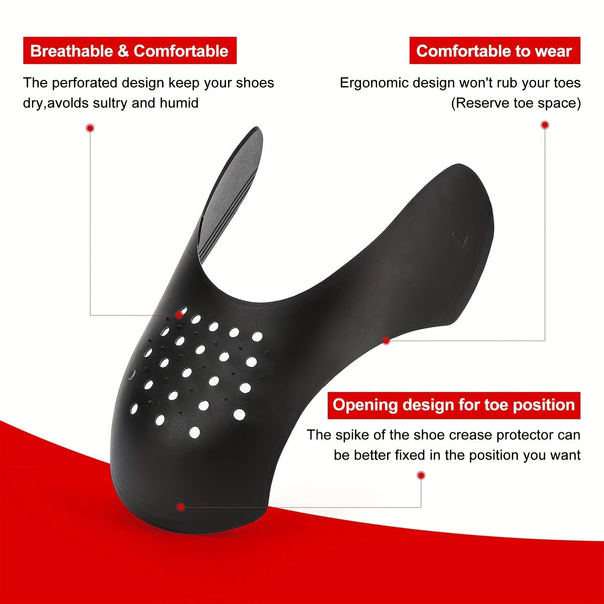 Women's Sports Shoe Crease Protectors Set for Casual and Athletic Shoes