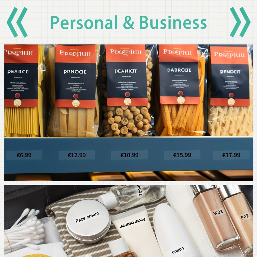 Laminated Label Tape 1.19cm x 7.99m for Label Makers, Clear Text, Easy Peel