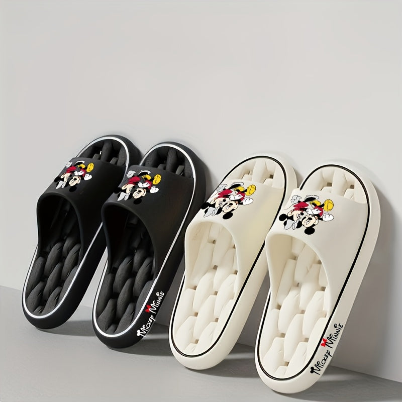 Unisex EVA Slippers Non-Slip Indoor Outdoor House Shoes Black White