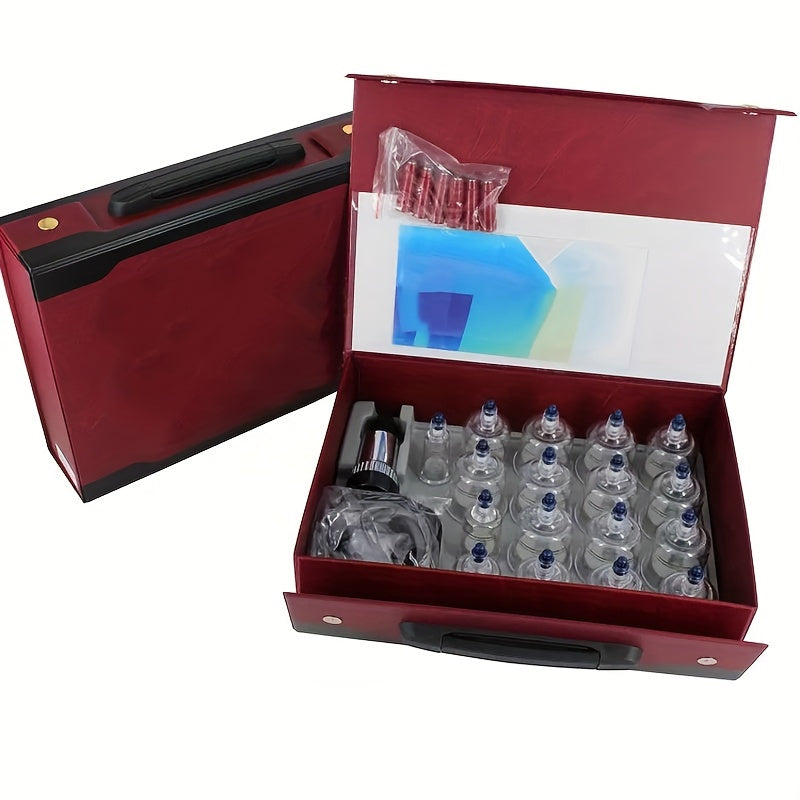 Plastic Cupping Therapy Set for Whole Body Vacuum Cups for Massage and Pain Relief