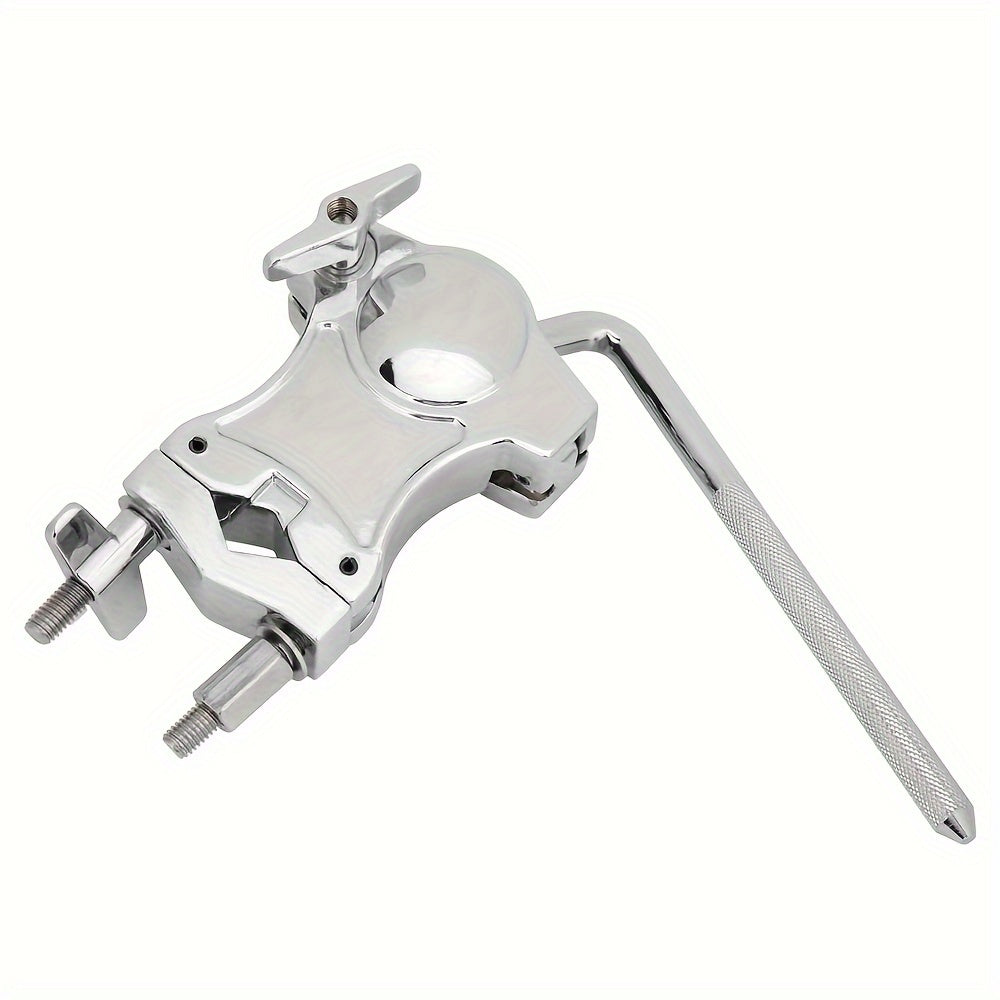 Drum Hardware Clamp for Tom and Cowbell with Adjustable Rod Holder