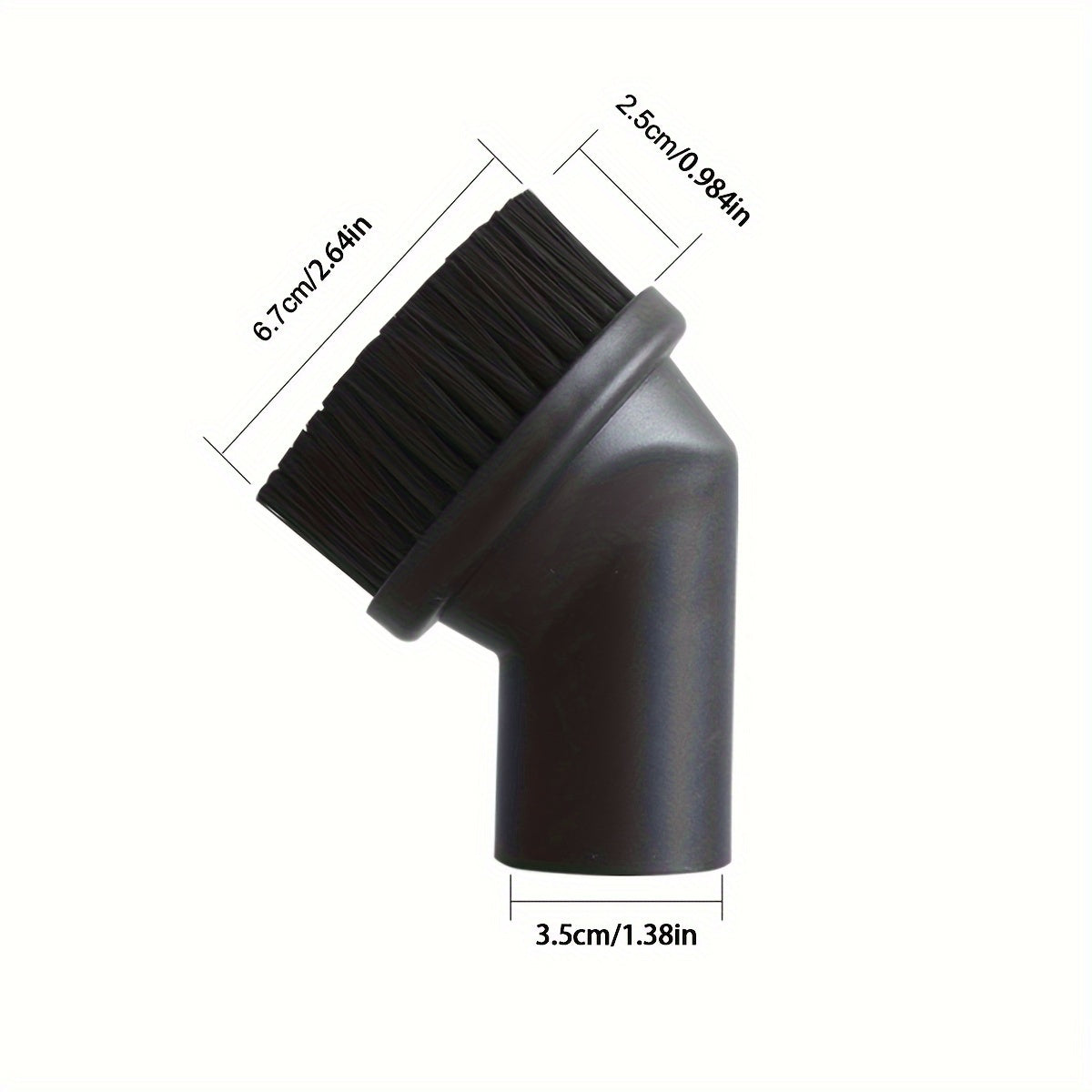 Два круглых инструмента для чистки пыли, предназначенные для пылесосов Nilfisk с размером насадки 35 мм.