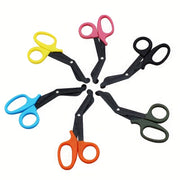 Stainless Steel Safety Scissors Black Coated Sharp Outdoor Use Hand-Friendly
